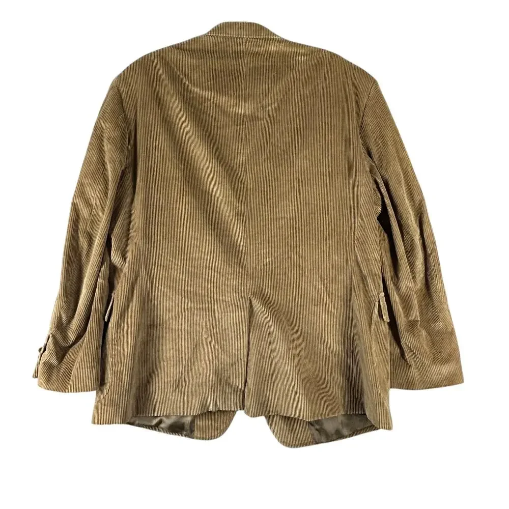 david taylor tan corduroy blazer sz 48L